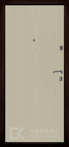 Фото №2 «Входная дверь бронза шагрень внутри МДФ ясень №5»